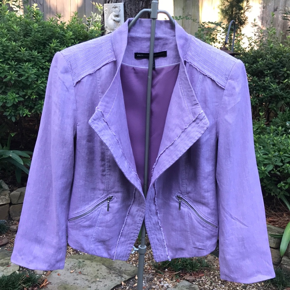 White House Black Market Lavender  Jacket